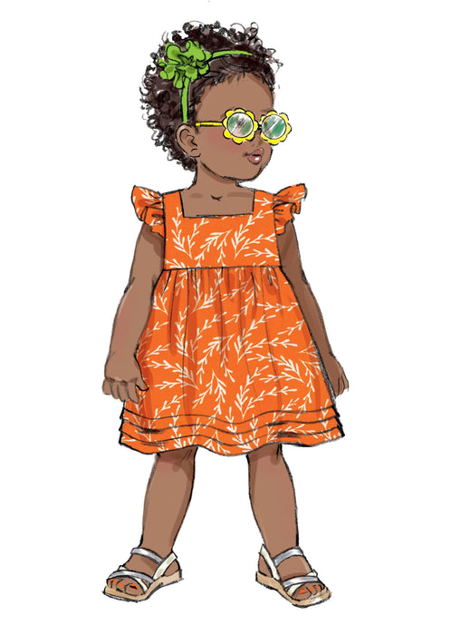 Butterick 6885 Toddlers' Dress sewing pattern from Jaycotts Sewing Supplies