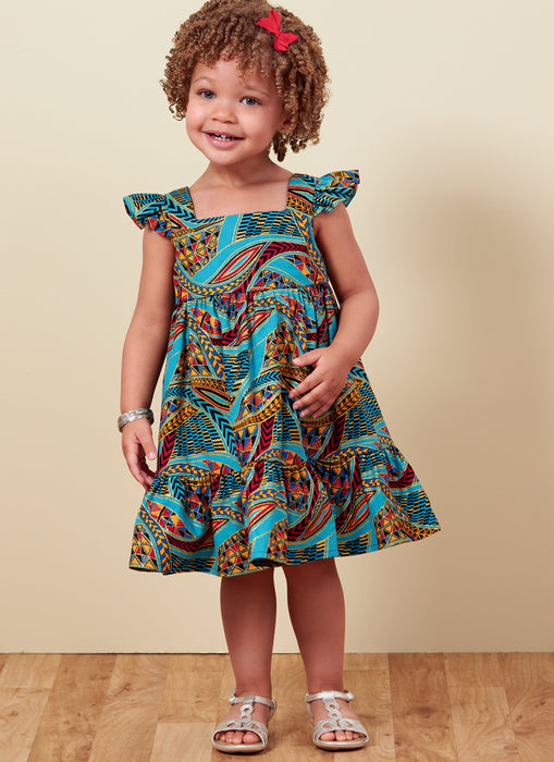 Butterick 6885 Toddlers' Dress sewing pattern from Jaycotts Sewing Supplies