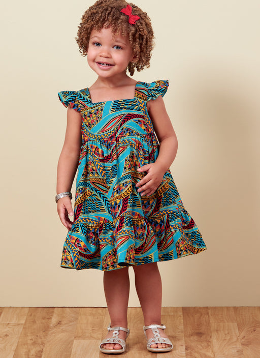 Butterick 6885 Toddlers' Dress sewing pattern from Jaycotts Sewing Supplies