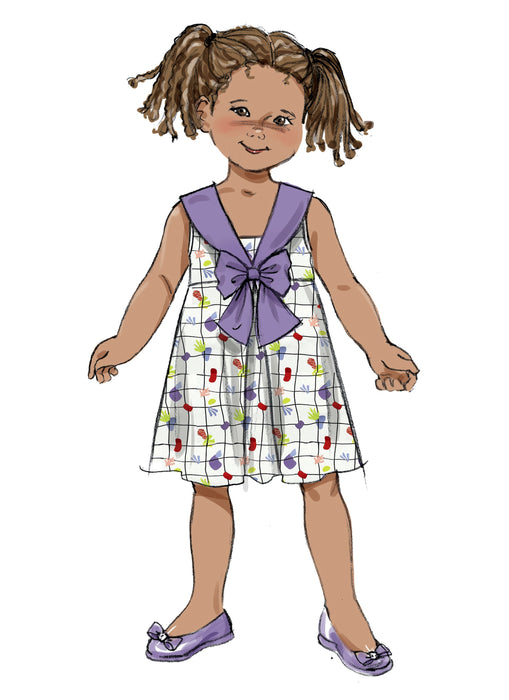 Butterick 6886 Children's Dress sewing pattern from Jaycotts Sewing Supplies