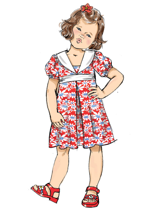 Butterick 6886 Children's Dress sewing pattern from Jaycotts Sewing Supplies