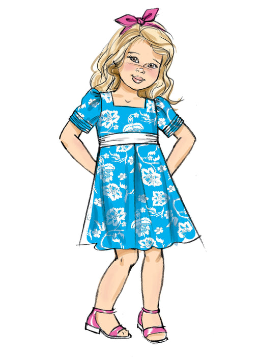Butterick 6886 Children's Dress sewing pattern from Jaycotts Sewing Supplies