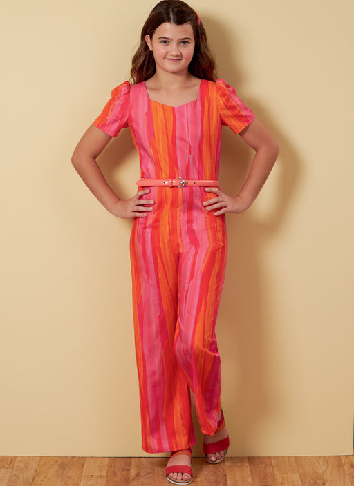 Butterick 6888 Girl's Jumpsuit and Romper sewing pattern from Jaycotts Sewing Supplies