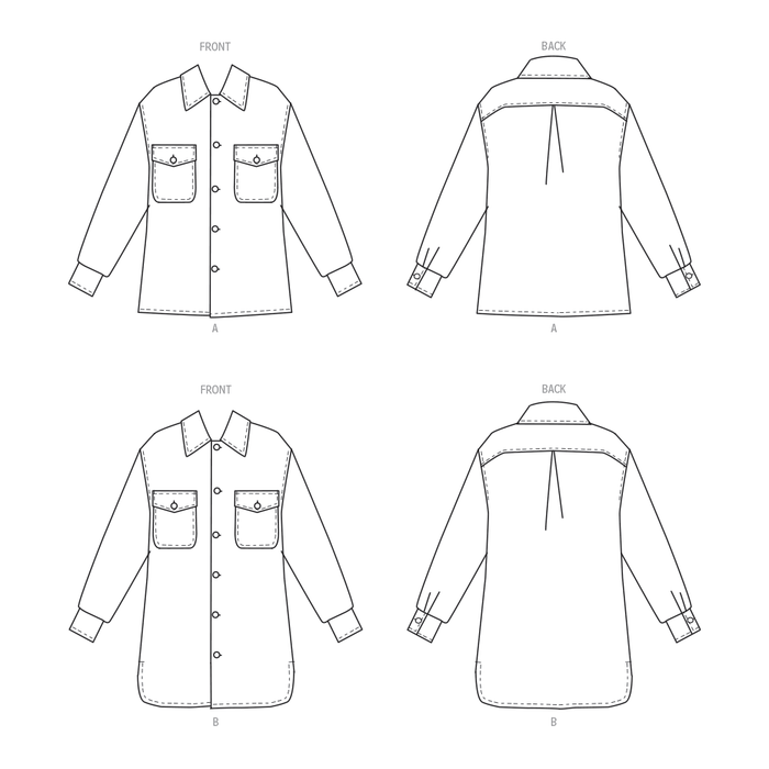 Butterick sewing pattern 6916 Children's, Teens and Adults Jacket from Jaycotts Sewing Supplies