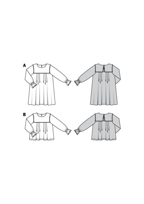 Burda Sewing Pattern 9274 Children's Dress, Blouse from Jaycotts Sewing Supplies
