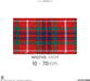 Berisfords Tartan Ribbon: #3 Frazer from Jaycotts Sewing Supplies
