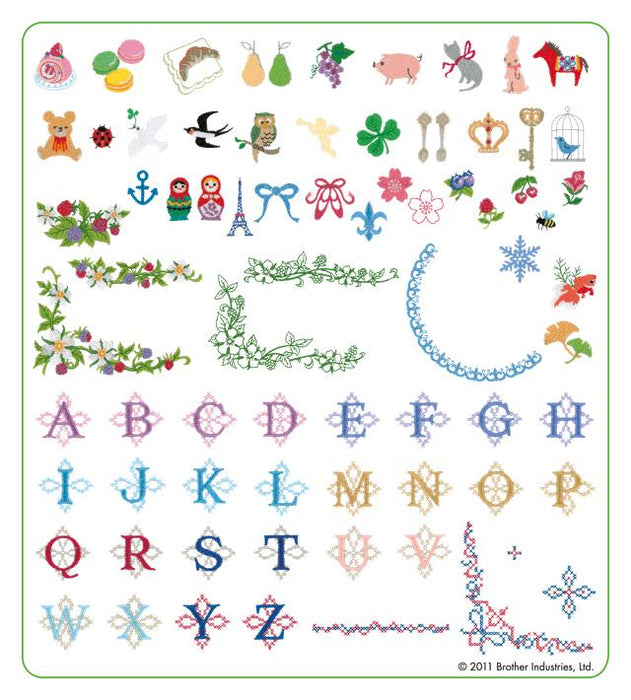 Brother Embroidery USB 007 | Petite from Jaycotts Sewing Supplies