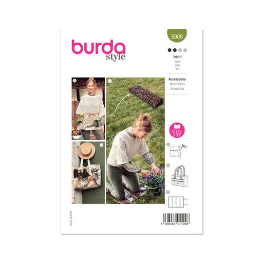 Burda Style Sewing Pattern 5909 Accessories from Jaycotts Sewing Supplies