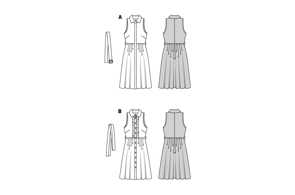 Burda Style Sewing Pattern 5916 Misses' Dress from Jaycotts Sewing Supplies