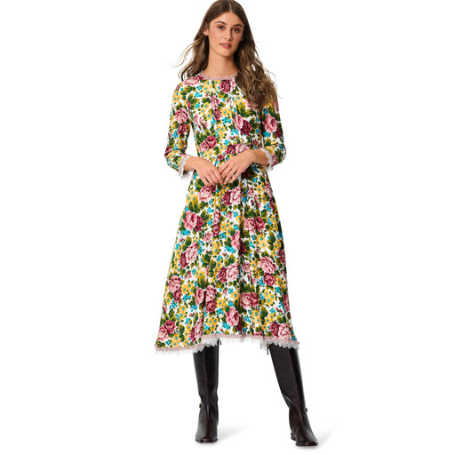 Burda Sewing Pattern 5983 Misses' Dress with Wide or Narrow Skirt from Jaycotts Sewing Supplies
