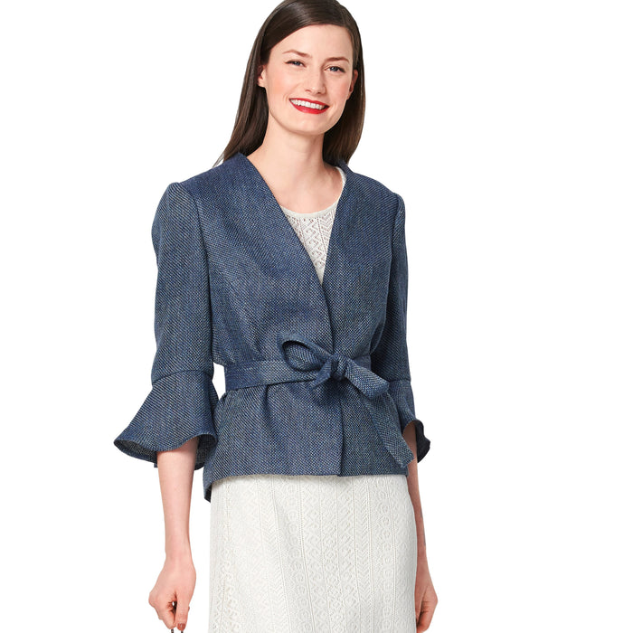 Burda Sewing Pattern 6100 Jacket from Jaycotts Sewing Supplies