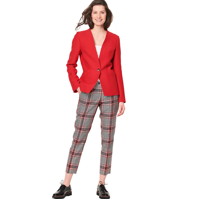Burda Sewing Pattern 6100 Jacket from Jaycotts Sewing Supplies