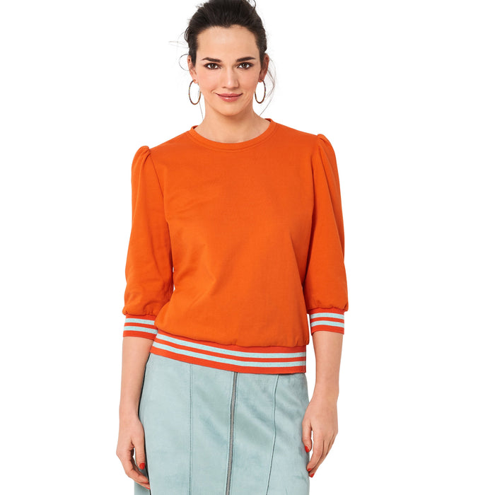 Burda Sewing Pattern 6109 Sweatshirt from Jaycotts Sewing Supplies
