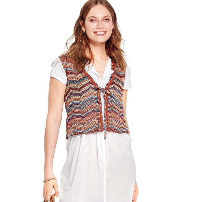Burda Sewing Pattern 6120 Jacket and Vest from Jaycotts Sewing Supplies