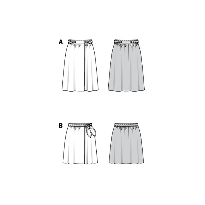 Burda Sewing Pattern 6130 Skirt from Jaycotts Sewing Supplies