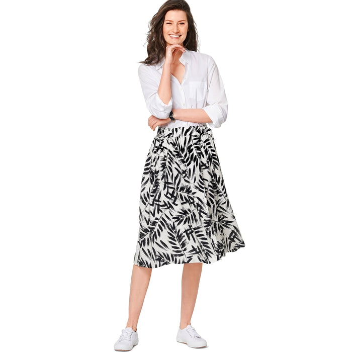 Burda Sewing Pattern 6130 Skirt from Jaycotts Sewing Supplies