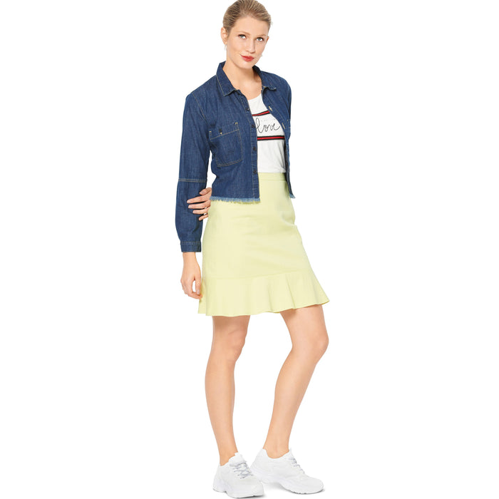 Burda Sewing Pattern 6147 Skirt from Jaycotts Sewing Supplies