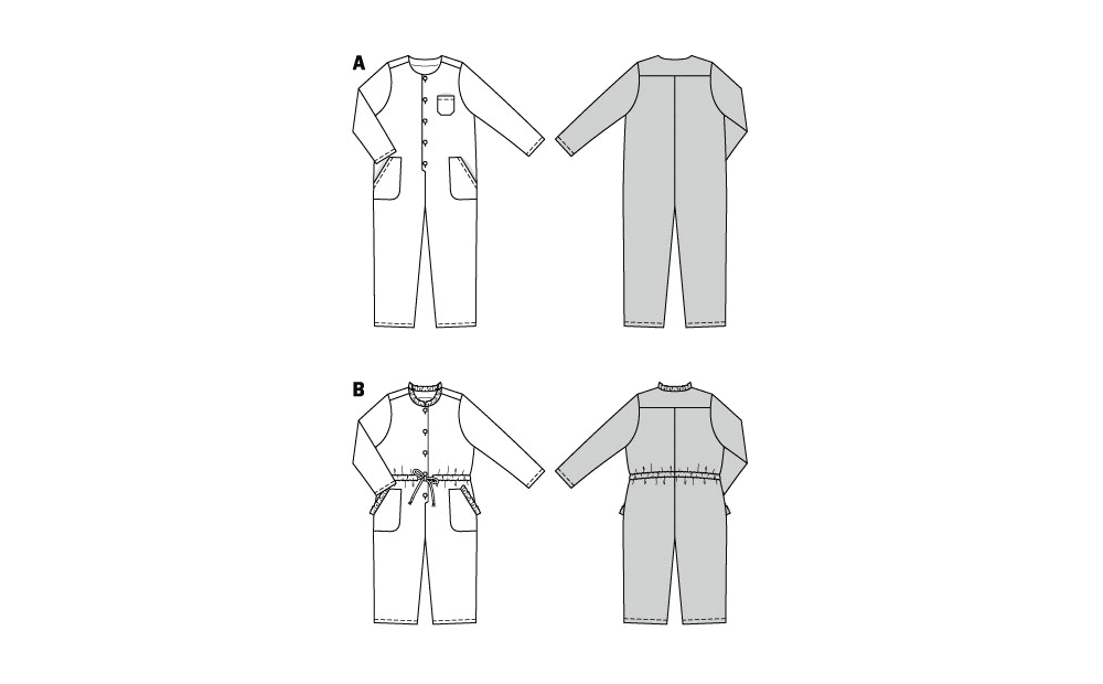 Burda Style Sewing Pattern 9245 Children's Jumpsuit from Jaycotts Sewing Supplies