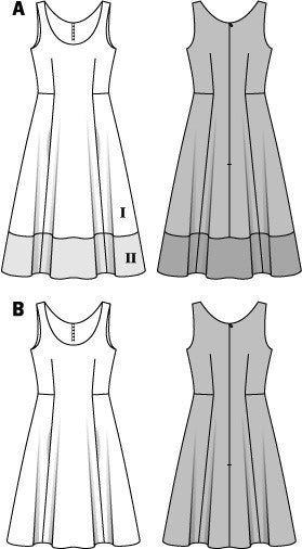 BD6758 Misses Dress from Jaycotts Sewing Supplies