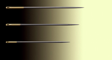 Black Gold Quilting Needles from Jaycotts Sewing Supplies