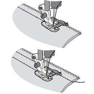 Husqvarna Viking Clear Seam Guide Foot from Jaycotts Sewing Supplies