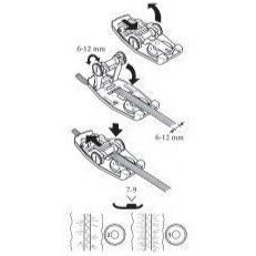 Husqvarna Viking Elastic Guide Foot from Jaycotts Sewing Supplies