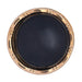 Buttons: Deco #08 Black - Gold Border from Jaycotts Sewing Supplies