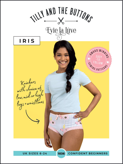 Tilly & The Buttons Iris - pattern for knickers from Jaycotts Sewing Supplies
