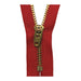YKK Jeans Zip - Red from Jaycotts Sewing Supplies