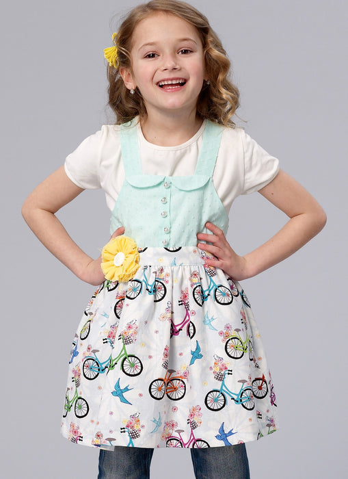 Kwik Sew 0223 Misses / Girls / 18" Dolls Aprons Pattern from Jaycotts Sewing Supplies