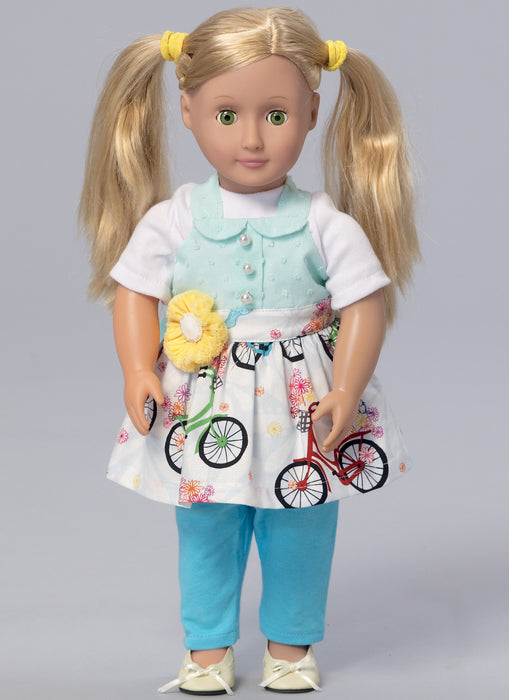 Kwik Sew 0223 Misses / Girls / 18" Dolls Aprons Pattern from Jaycotts Sewing Supplies