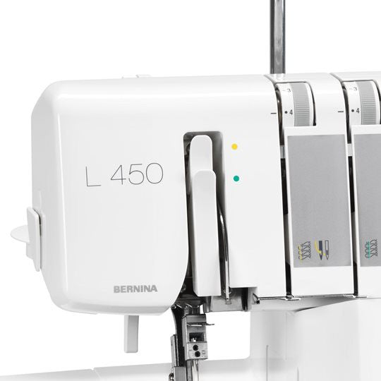 detail of Bernina L450 overlocker from Jaycotts Sewing Supplies