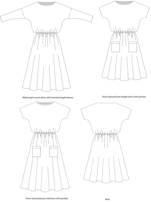 Tilly & The Buttons Lotta Dress Pattern from Jaycotts Sewing Supplies