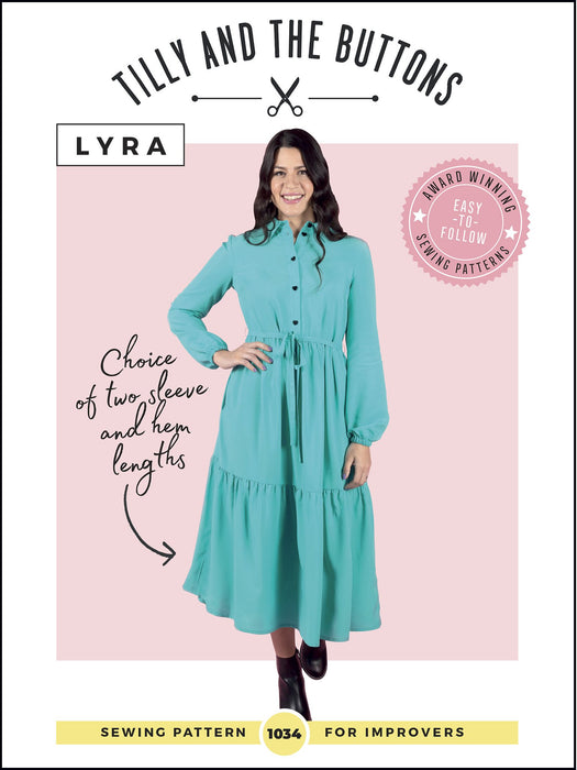 Tilly & The Buttons LYRA Shirt Dress Pattern from Jaycotts Sewing Supplies
