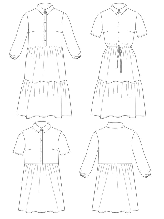 Tilly & The Buttons LYRA Shirt Dress Pattern from Jaycotts Sewing Supplies