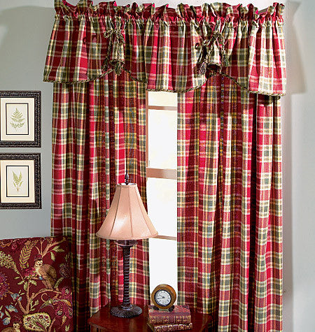 M4408 Window Essentials: Valances & Panels from Jaycotts Sewing Supplies