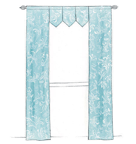 M4408 Window Essentials: Valances & Panels from Jaycotts Sewing Supplies