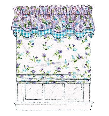 M4408 Window Essentials: Valances & Panels from Jaycotts Sewing Supplies