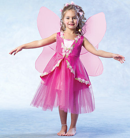 M4887 Girls' Fairy Costumes from Jaycotts Sewing Supplies