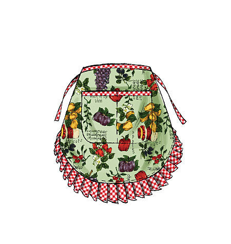 M5284 Aprons by 6 Great Looks One Easy Pattern from Jaycotts Sewing Supplies