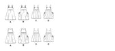 M5613 Girls' Dresses from Jaycotts Sewing Supplies