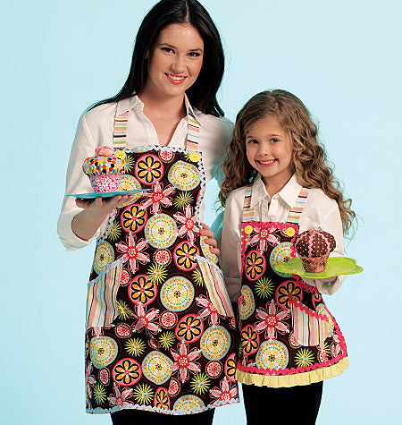 M5720 Misses'/Girls' Aprons from Jaycotts Sewing Supplies