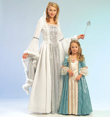 M5731 Misses'/Girls' Princess Costumes from Jaycotts Sewing Supplies