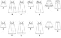 M5797 Girls' Summer Coordinates from Jaycotts Sewing Supplies