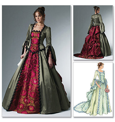 M6097 Misses' Victorian Costume from Jaycotts Sewing Supplies