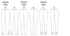 M6173 Misses'/Miss Petite Pants & Leggings from Jaycotts Sewing Supplies