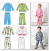 M6458 Kid's Pyjama Tops & Pants from Jaycotts Sewing Supplies