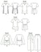 M6473 Misses'/Women's Medical Scrubs from Jaycotts Sewing Supplies