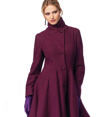 M6800 Misses'/Miss Petite Lined Coats, Belt + Detachable Collar & Hood from Jaycotts Sewing Supplies