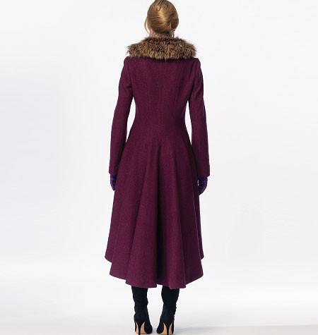 M6800 Misses'/Miss Petite Lined Coats, Belt + Detachable Collar & Hood from Jaycotts Sewing Supplies
